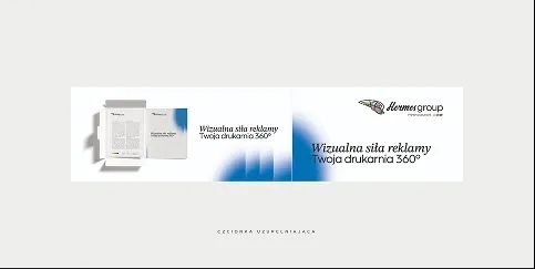 Materiały firmowe oraz czcionka uzupełniająca projektu identyfikacji wizualnej dla przedsiębiorstwa Hermes Group.